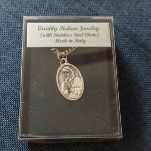 Saint Teresa Pendant Necklace MADE IN ITALY